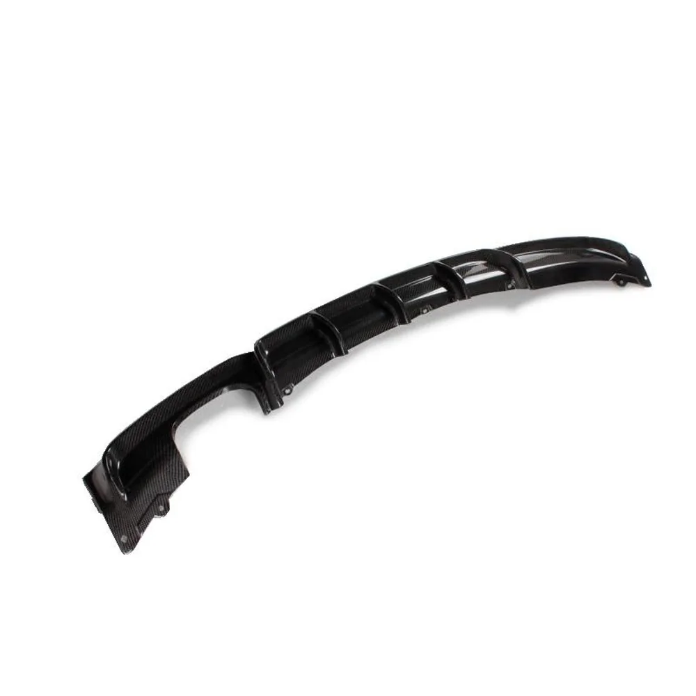 Carbon Fiber Rear Diffuser Lip for BMW Styling F30 M Sport Dual Exhaust (2012-2017) - Image 3