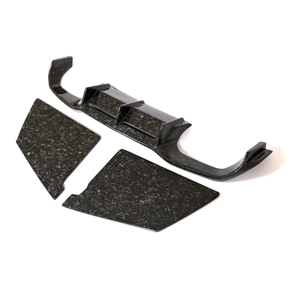 Handcrafted Forged Carbon Fiber Rear Diffuser Lip for BMW Composite F87 M2 (2016-2018)