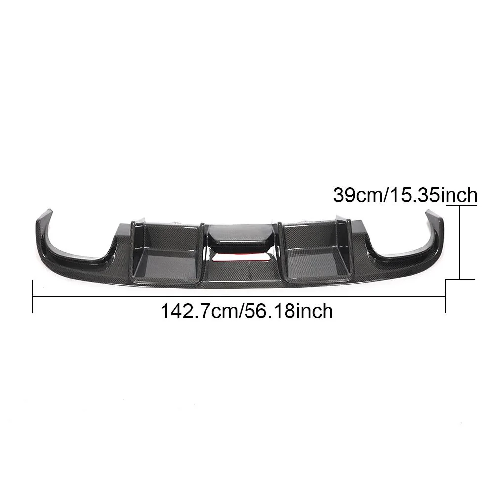 Carbon Fiber Rear Diffuser for BMW E93 M3 Systerm Bottom Plate E9x E92 M3 2-Door (2008-2013) - Yeedercar - Image 2