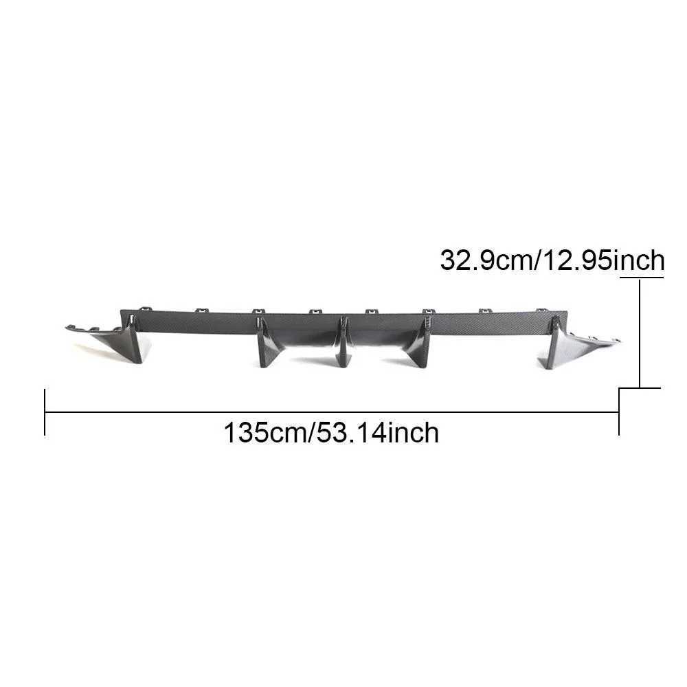 Yeedercar Rear Diffuser Lip in Carbon Fiber for BMW G87 M2 (2022-2023) - Image 3