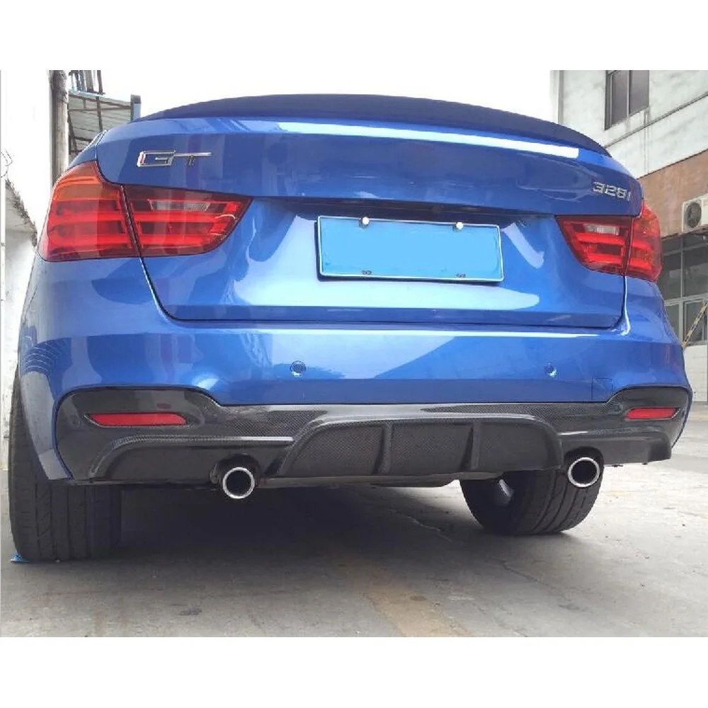 Yeedercar Rear Diffuser Lip in Carbon Fiber for BMW F82 M4 F83 M4 F80 M3 Sedan 4-Door Quad Exhaust Dual (2014-2017) - Image 4