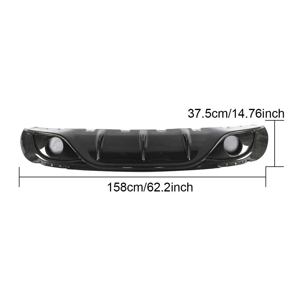 Handcrafted Carbon Fiber Rear Diffuser for Mercedes-Benz (2012-2013)