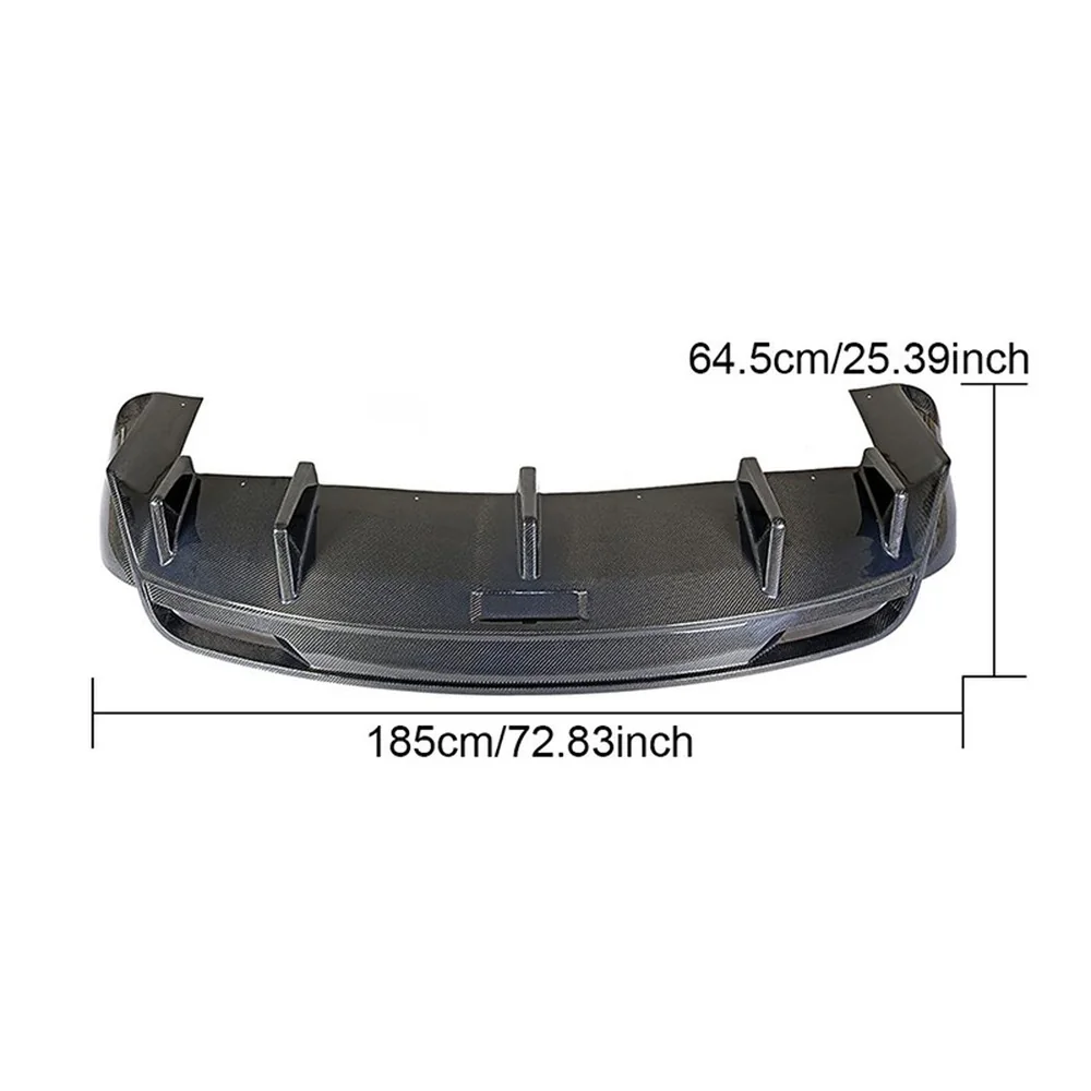 Rear Bumper Lip in Carbon Fiber for Tesla Model Revozport