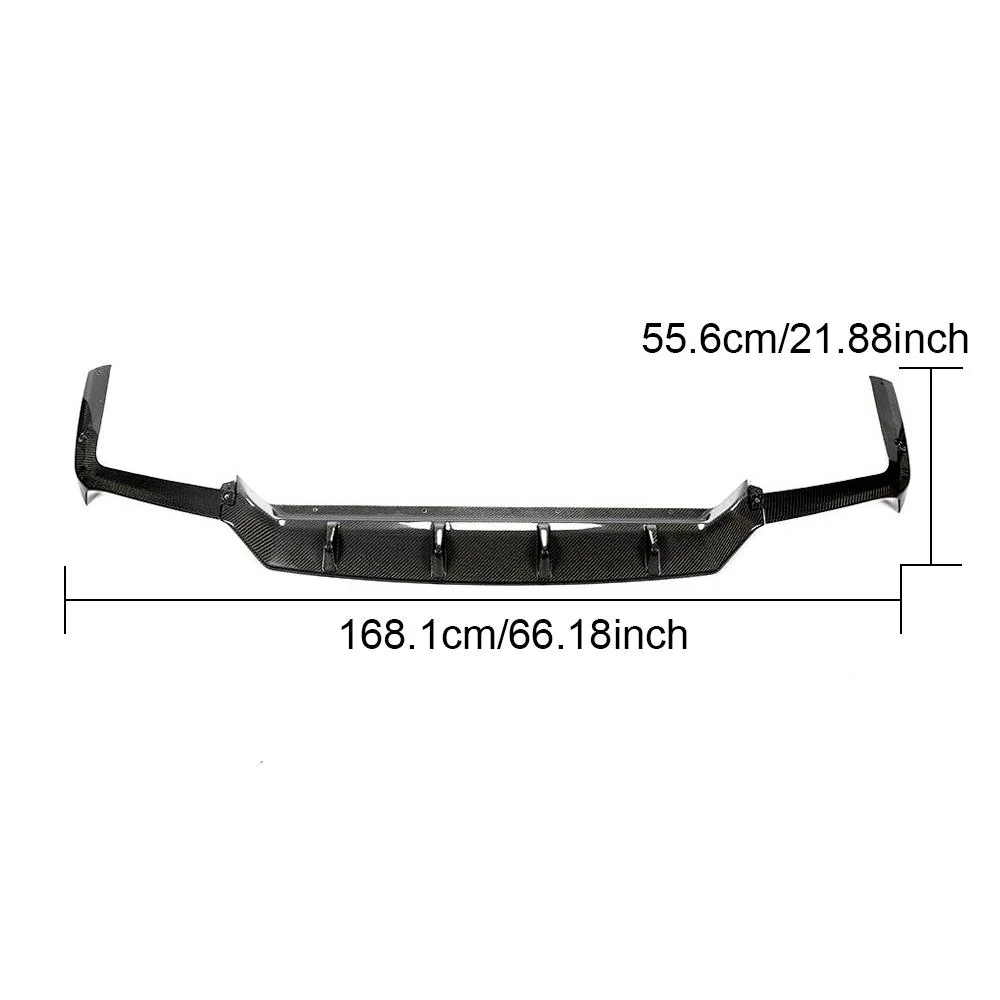 Carbon Fiber Rear Diffuser for Porsche Cayenne SUV (2018-2019) - Image 4