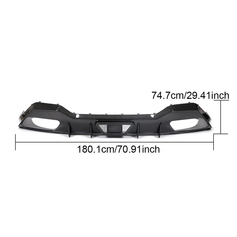 Rear Diffuser in Carbon Fiber for Volkswagen T6 Multivan (2015-2019)