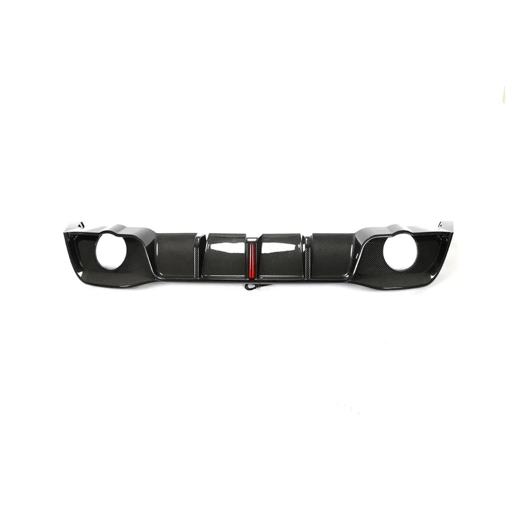 Yeedercar Handcrafted Carbon Fiber Rear Diffuser Lip for Porsche Macan Base GTS (2022) - Image 3