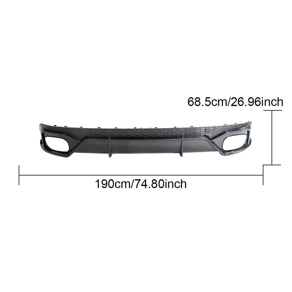 Dry Carbon Fiber Rear Diffuser for BMW G87 M2 (2023) - Image 3