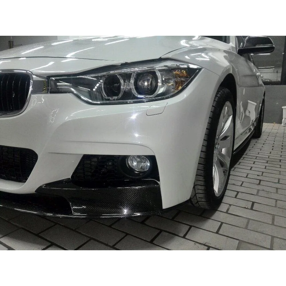Carbon Fiber Front Lip Splitter for BMW 3 Series E92 LCI M Tech Sport (2008-2011) detail 3