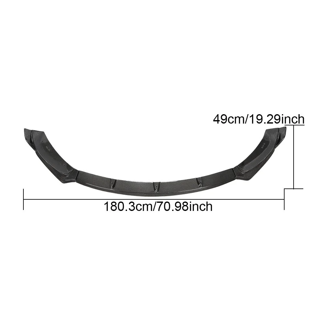 Carbon Fiber Front Lip for Tesla Model Sedan (2016-2020) detail 1