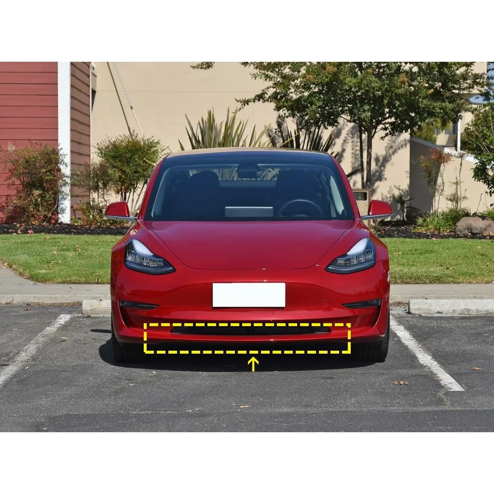 Carbon Fiber Front Lip for Tesla Model Sedan (2016-2020) detail 5