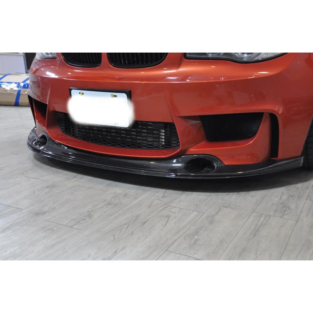 Carbon Fiber Front Lip Splitter for BMW 1 Series E82 M 1m Base Coupe 2-Door (2012) detail 3