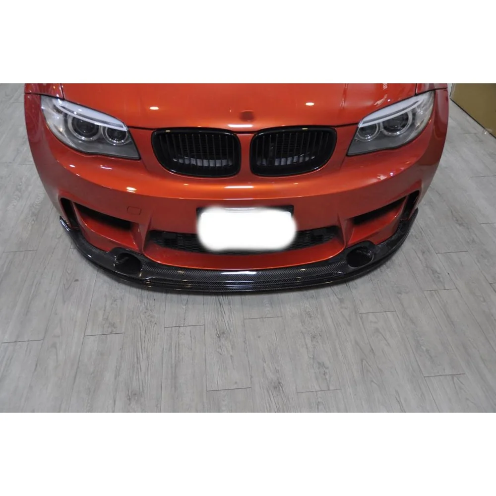 Carbon Fiber Front Lip Splitter for BMW 1 Series E82 M 1m Base Coupe 2-Door (2012) detail 4
