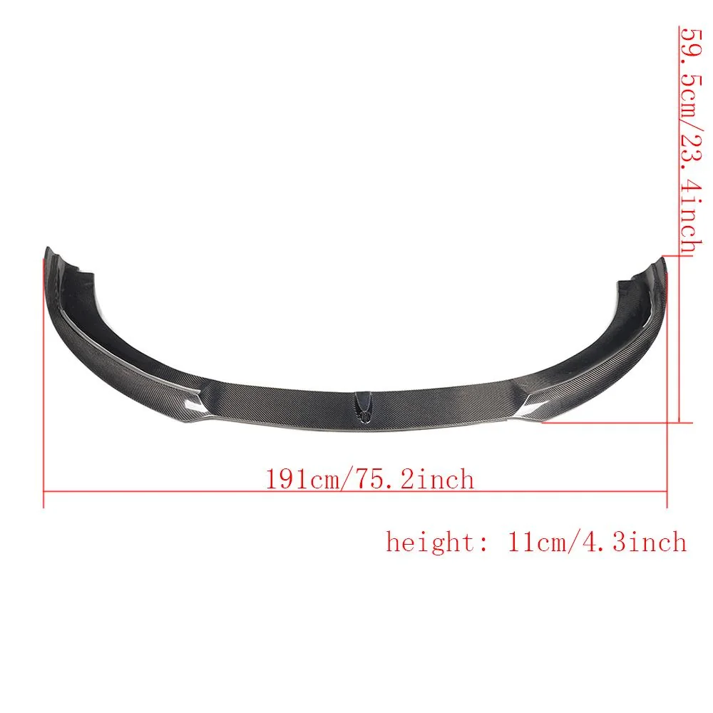 Carbon Fiber Front Lip Splitter for Porsche Panamera (2010-2013) detail 1