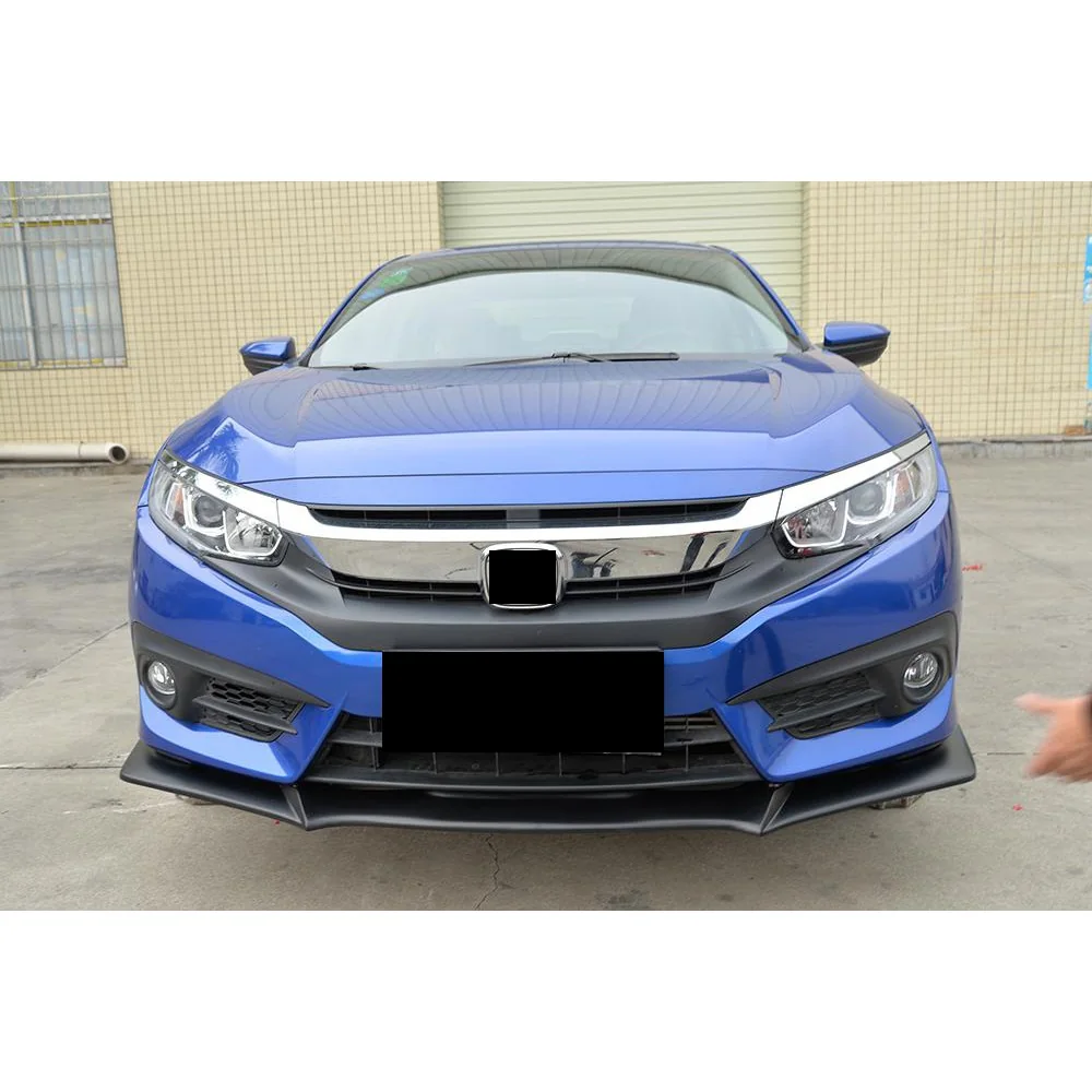 Carbon Fiber Front Lip for Honda Civic 10th (2016-2017) detail 3