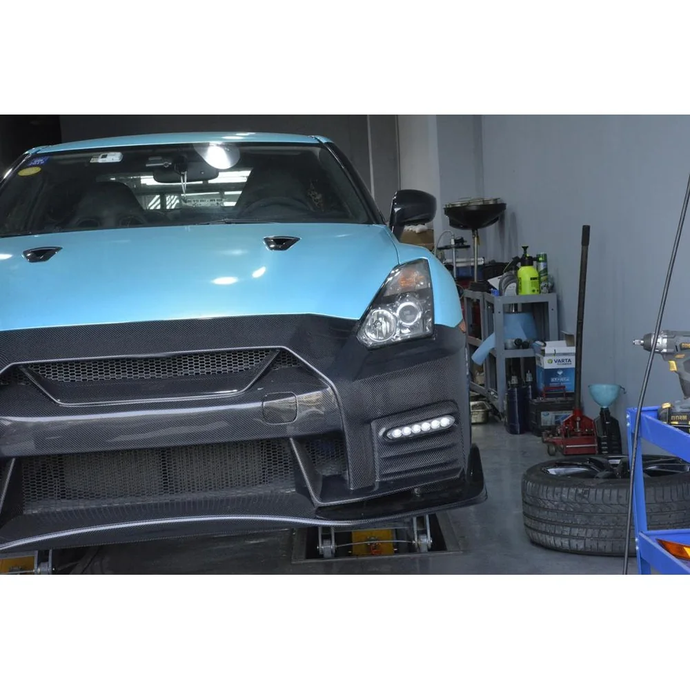 Carbon Fiber Front Lip for Mercedes-Benz Class V250 Vito Standard (2016-2018) detail 5