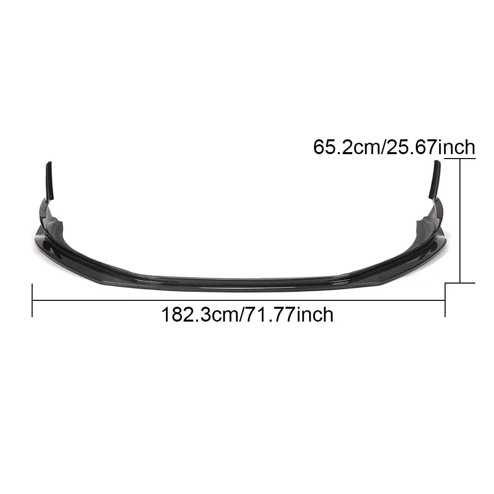 Yeedercar Factory-Made Carbon Fiber Front Lip for Mercedes-Benz GLA Class GLA45 AMG Sport (2015-2016) - Image 3