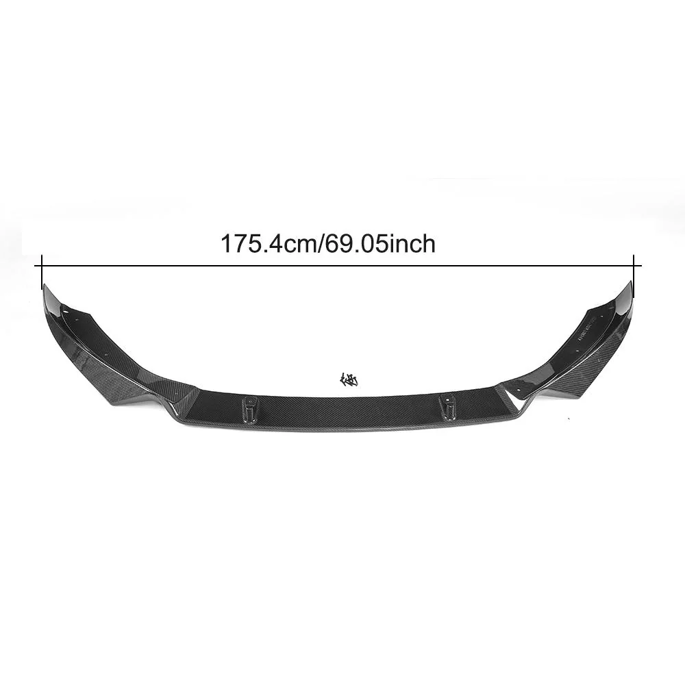 Carbon Fiber Front Lip Splitter for Audi A3 Sedan 4-Door A3 Standard (2017-2018)