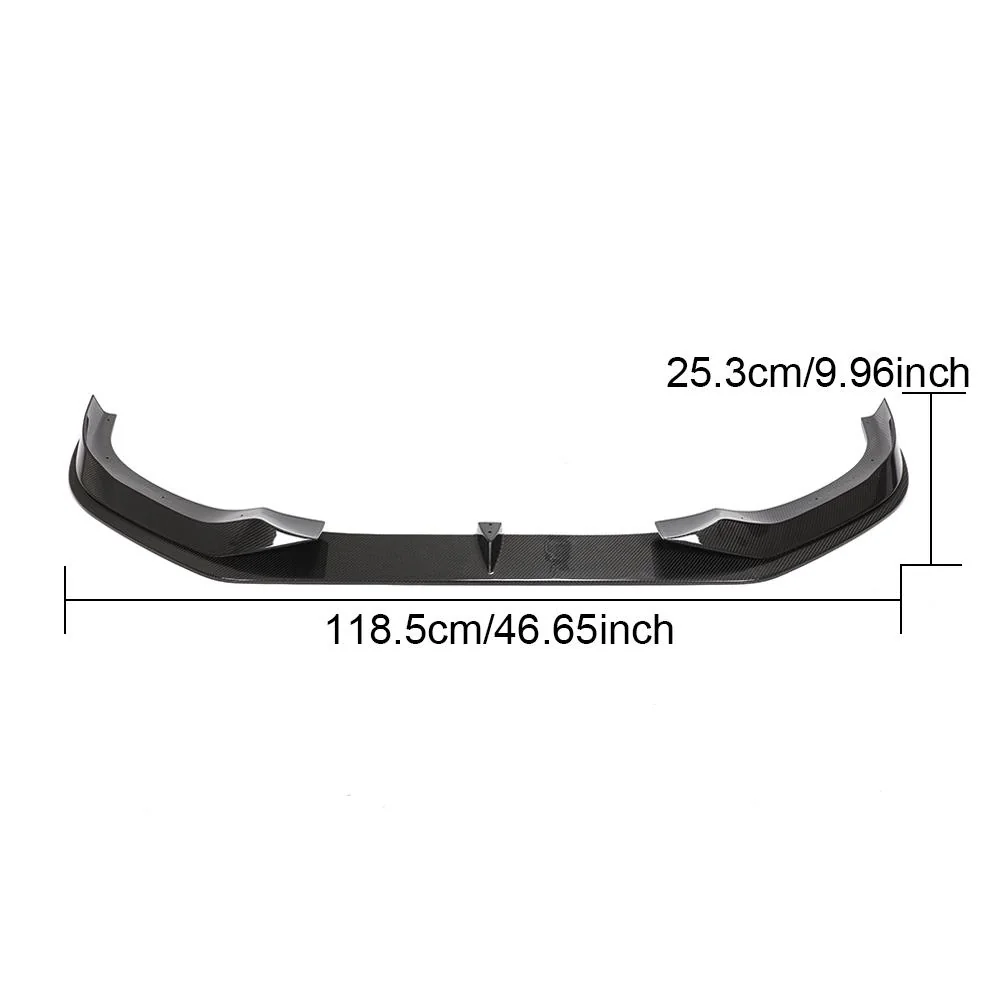 Yeedercar Factory-Made Carbon Fiber Front Lip for Mercedes-Benz W213 E-Class E350 E450 E53 AMG Sedan 4-Door (2021-2022) - Image 3