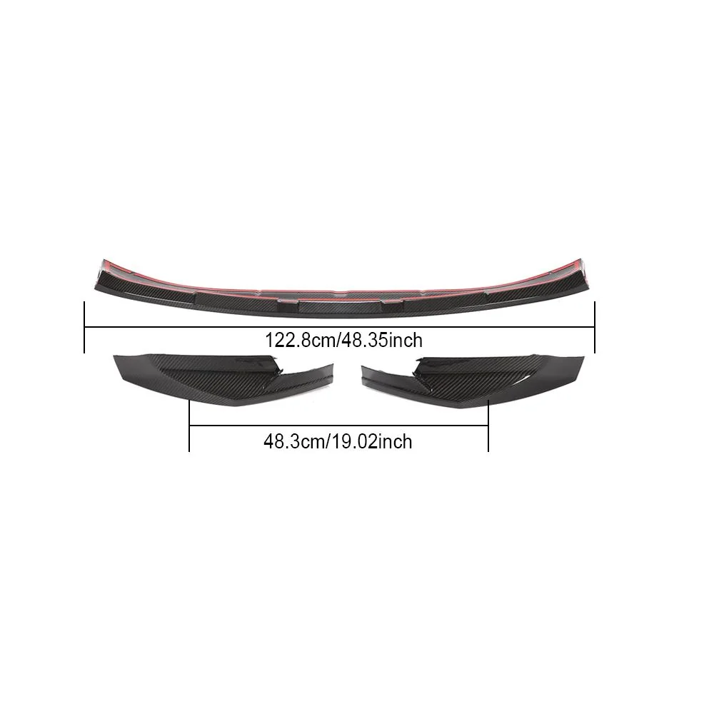 Carbon Fiber Front Lip for Infiniti Q60 Sport Coupe 2-Door (2016-2021) - Yeedercar - Image 2