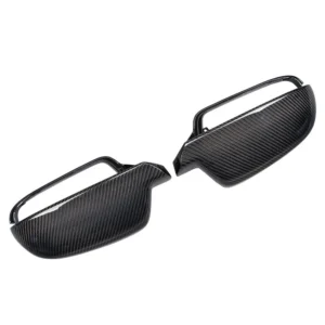 Carbon Fiber Mirror Covers for Audi A4 B9 2013 2015 A5 2010 2015 Without (No Lane Assist) 1