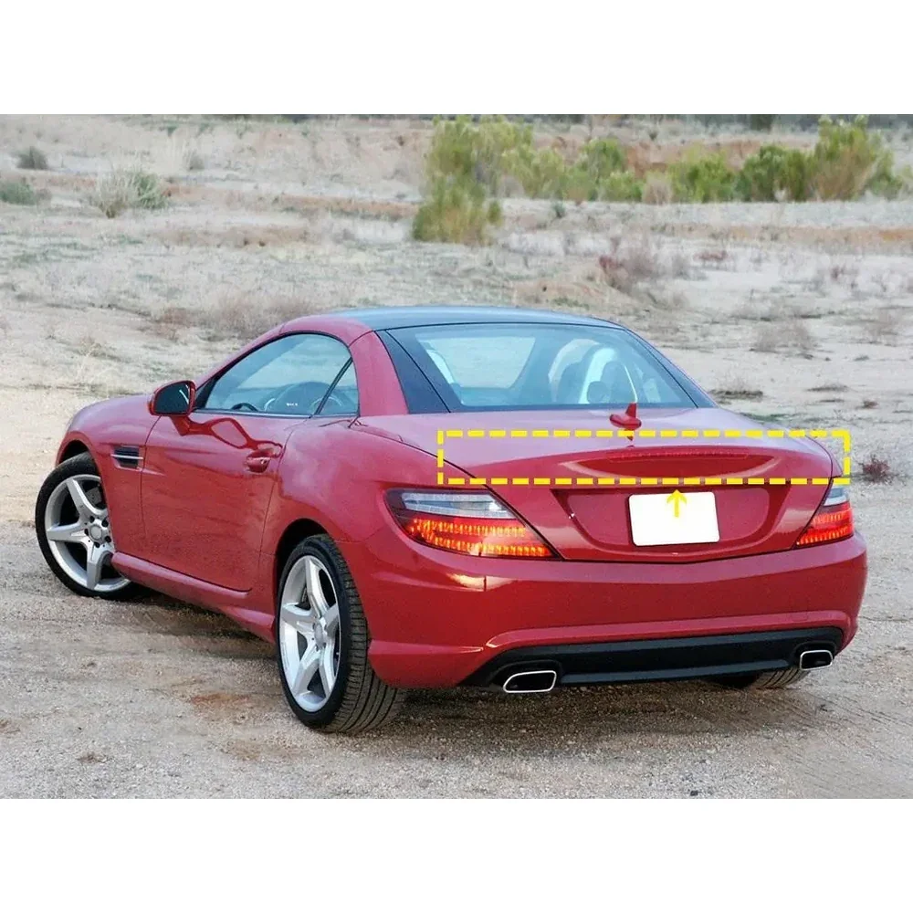 Carbon Fiber Trunk Spoiler for Mercedes-Benz Slk Slc Class R172 2011 2019 1