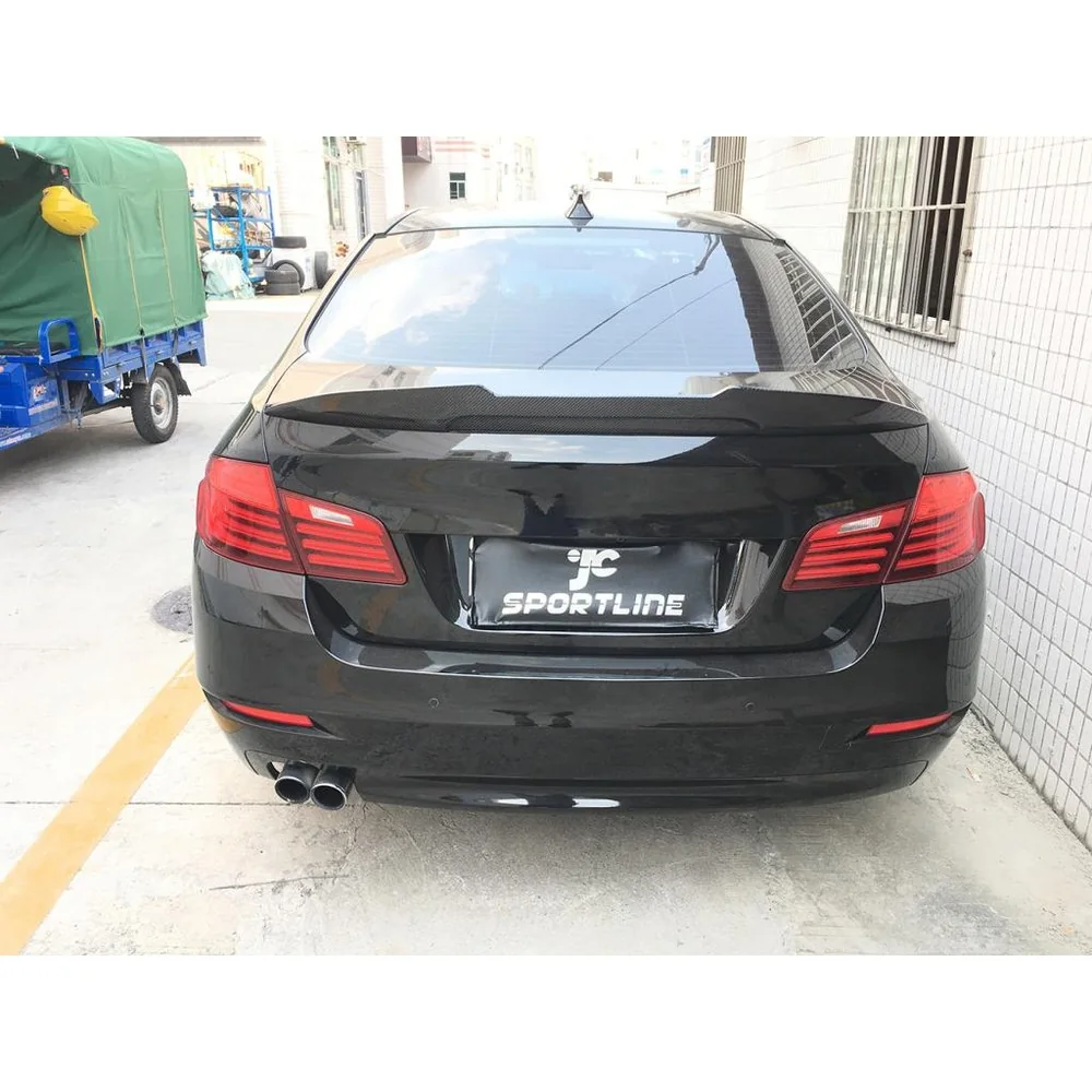 Carbon Fiber Rear Spoiler for BMW 520i 528i 530i 535i 540i M 2011 2017 1