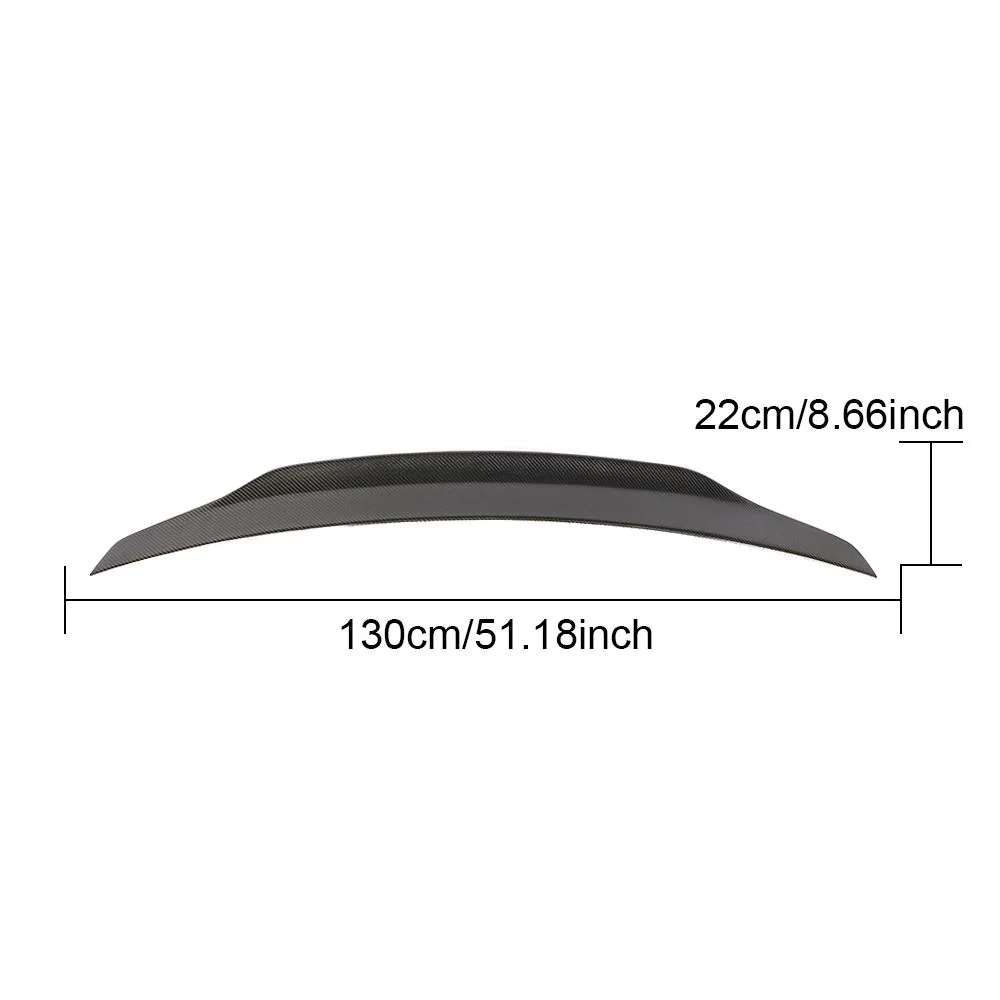Carbon Fiber Trunk Spoiler for Mercedes-Benz S400 S500 S550 S600 S63 S65 AMG 1