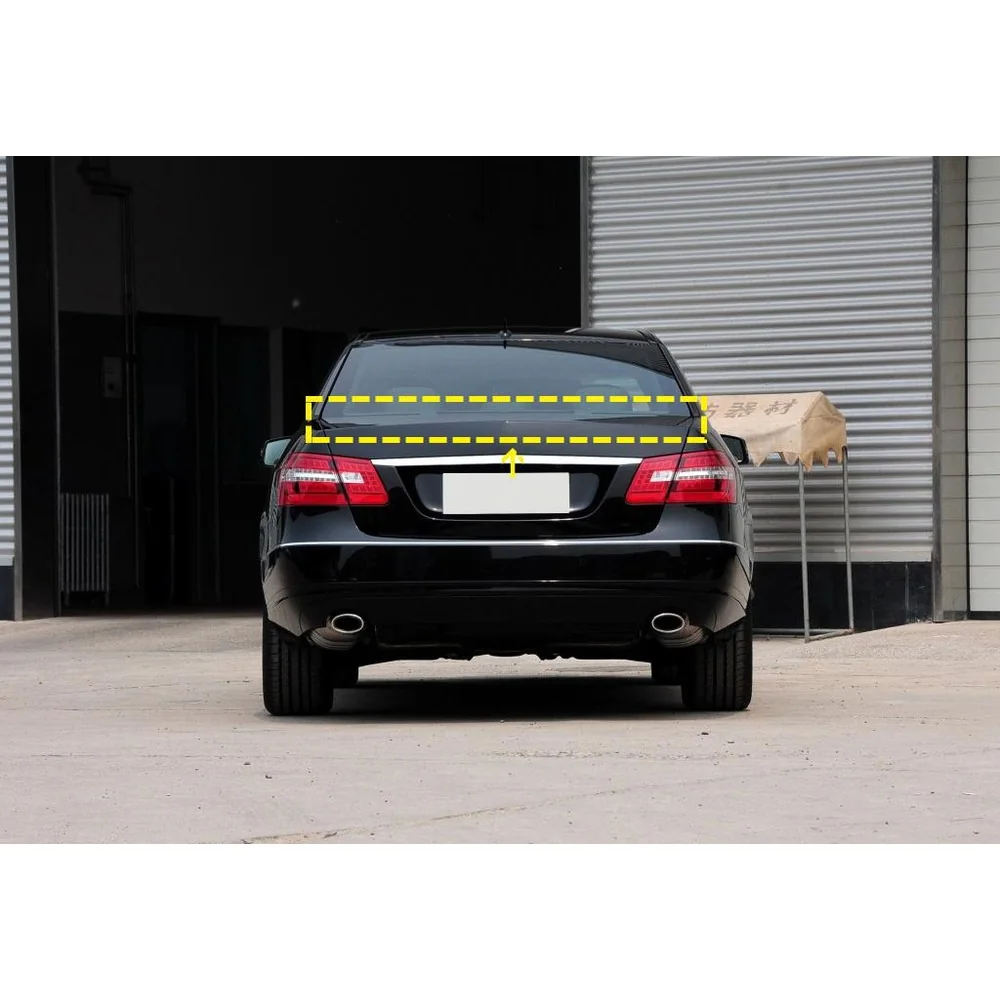 Carbon Fiber Trunk Spoiler for Mercedes-Benz W212 10 16 1