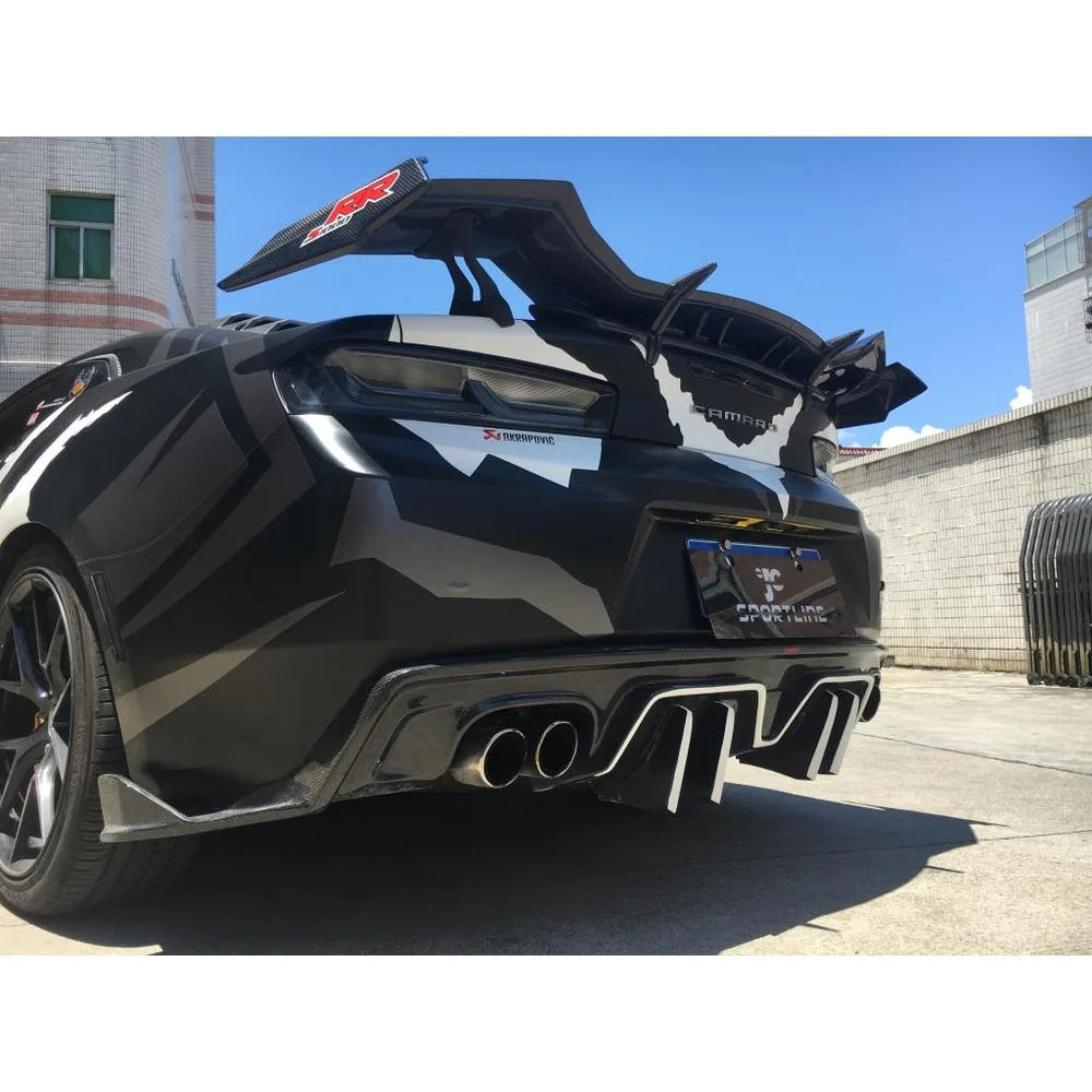 Carbon Fiber Trunk Spoiler for Chevrolet Camaro 2016 2017 2018 Vulture Iris Sytle Customized L 1