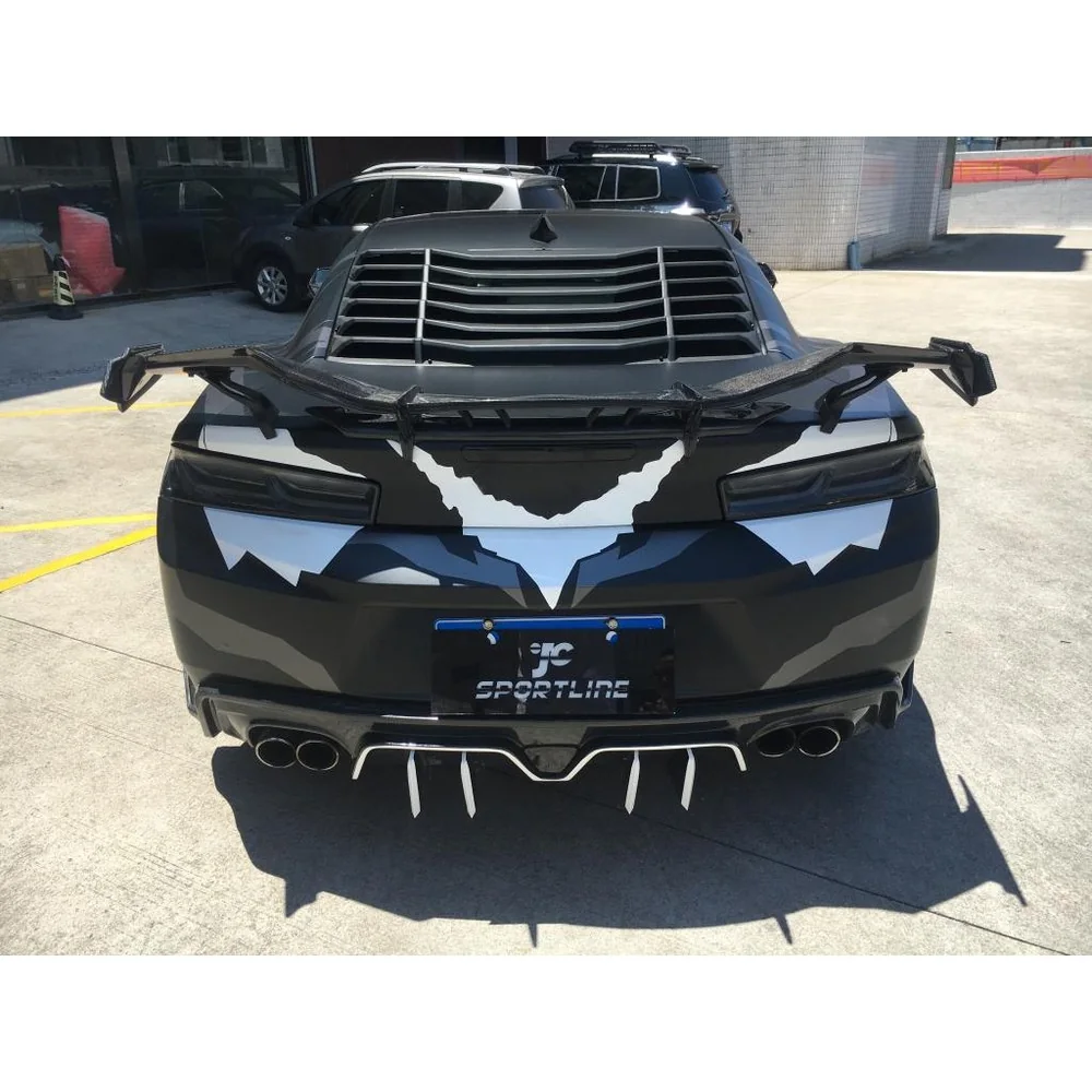 Carbon Fiber Trunk Spoiler for Chevrolet Camaro 2016 2017 2018 Vulture Iris Sytle Customized L 1