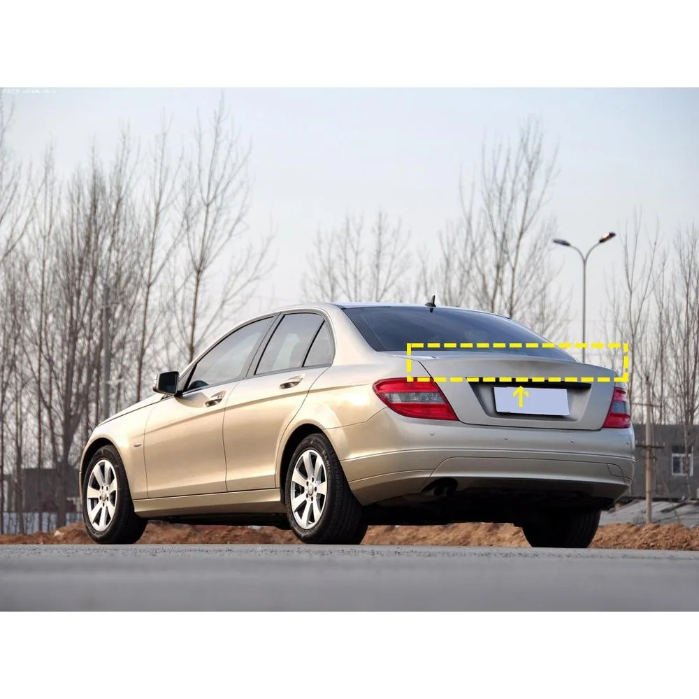 Carbon Fiber Trunk Spoiler for Mercedes-Benz W204 07 14 1
