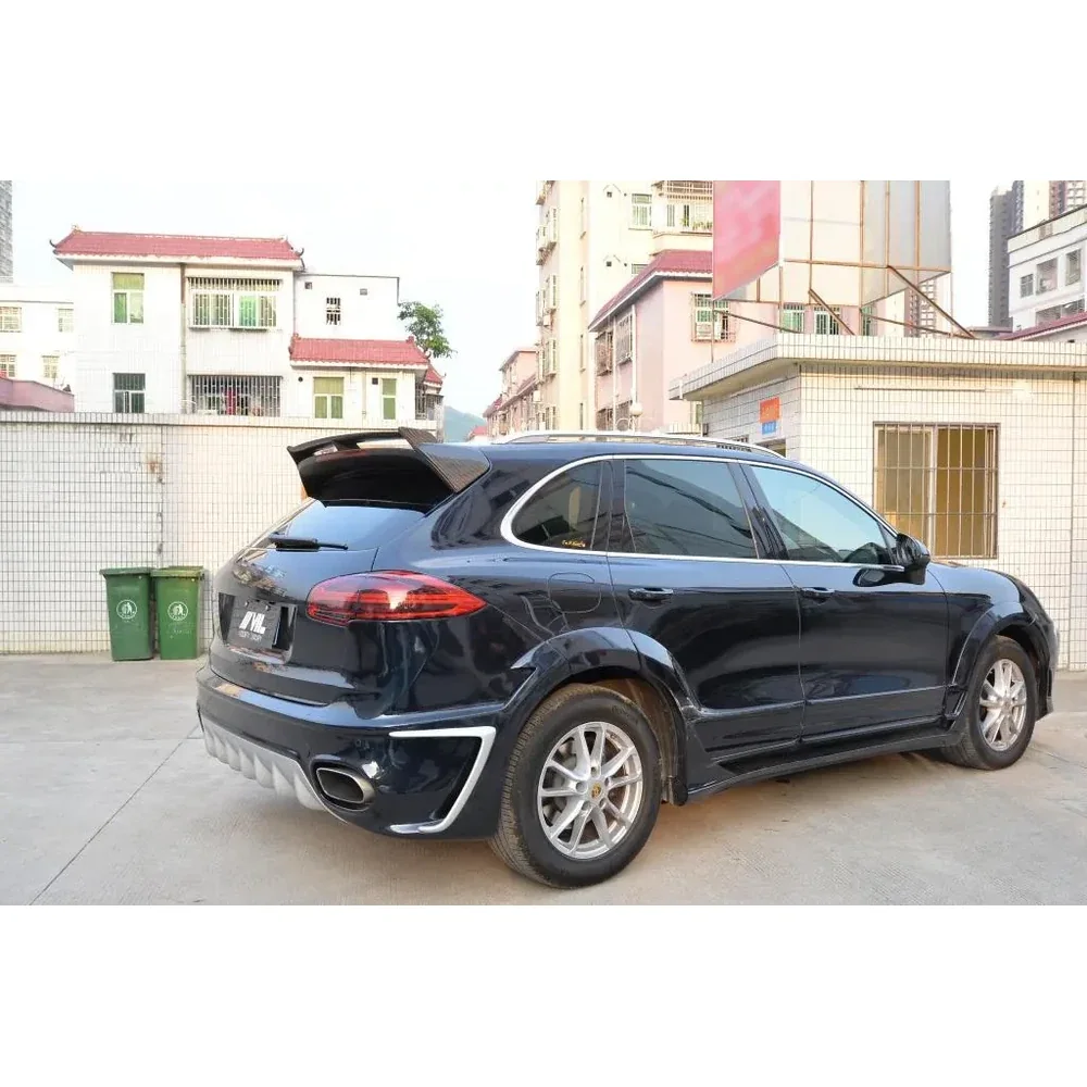Carbon Fiber Roof Spoiler for Porsche Cayenne 958 Turbo S 2015 2017 1