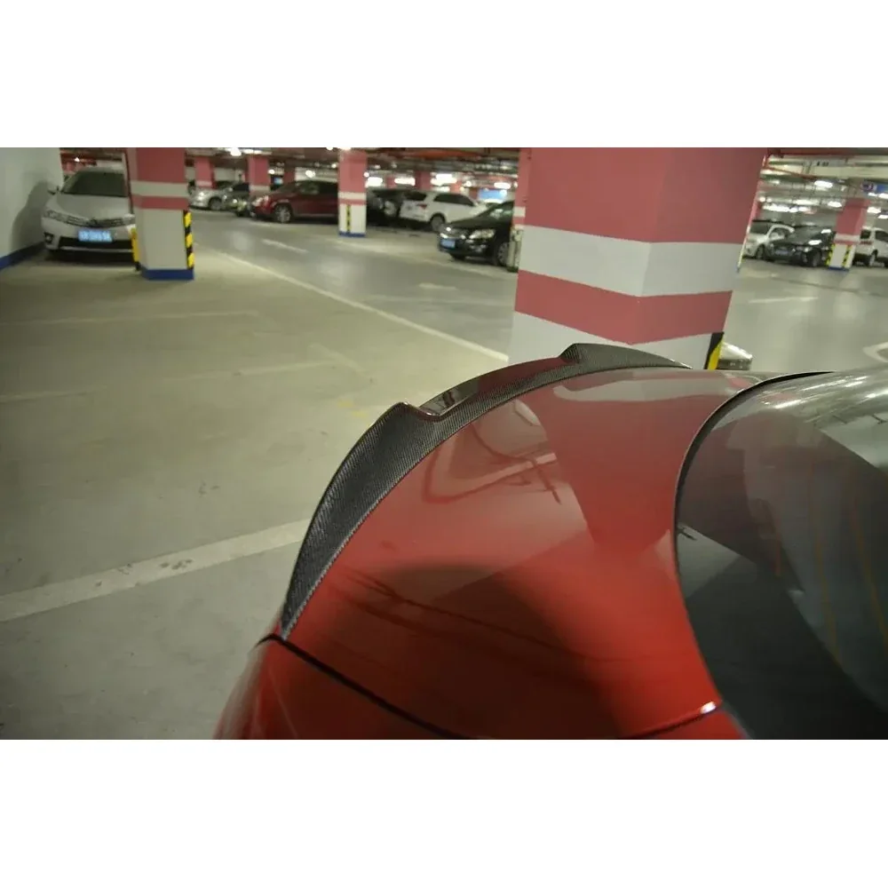 Carbon Fiber Rear Spoiler for Alfa Romeo Giulia Quadrifoglio 2015 2017 1