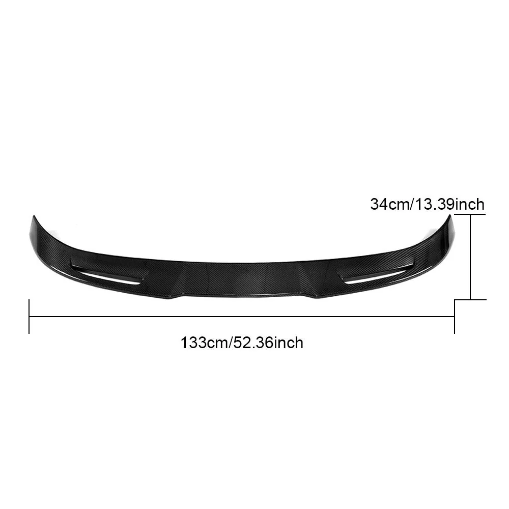Carbon Fiber Roof Spoiler for Alfa Romeo Stelvio Quadrifoglio 2017 2018 1