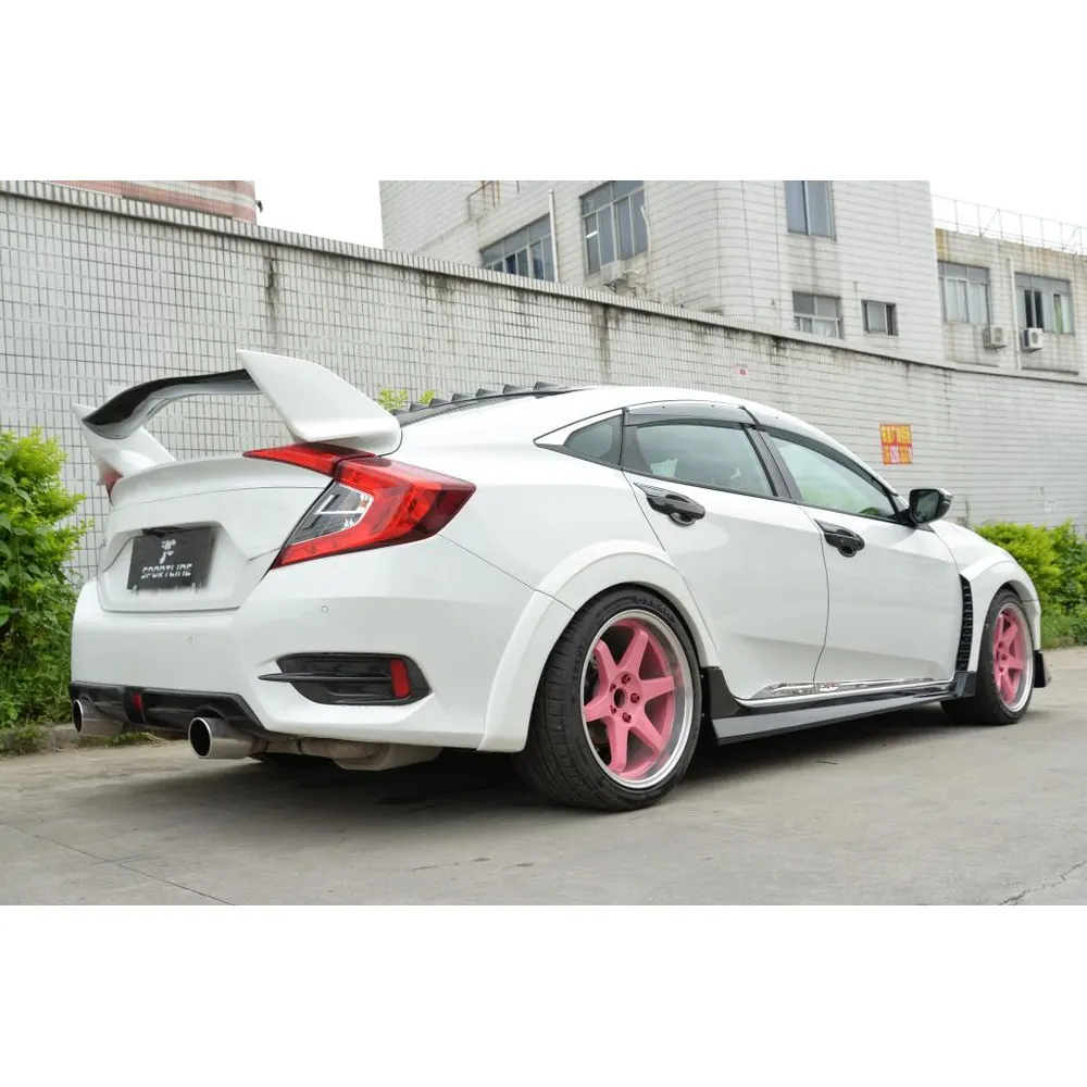 honda civic carbon fiber spoiler - view 5