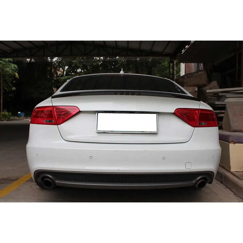 Carbon Fiber Ducktail Spoiler for Audi A5 Quattro S Line 2011 2016 S 04