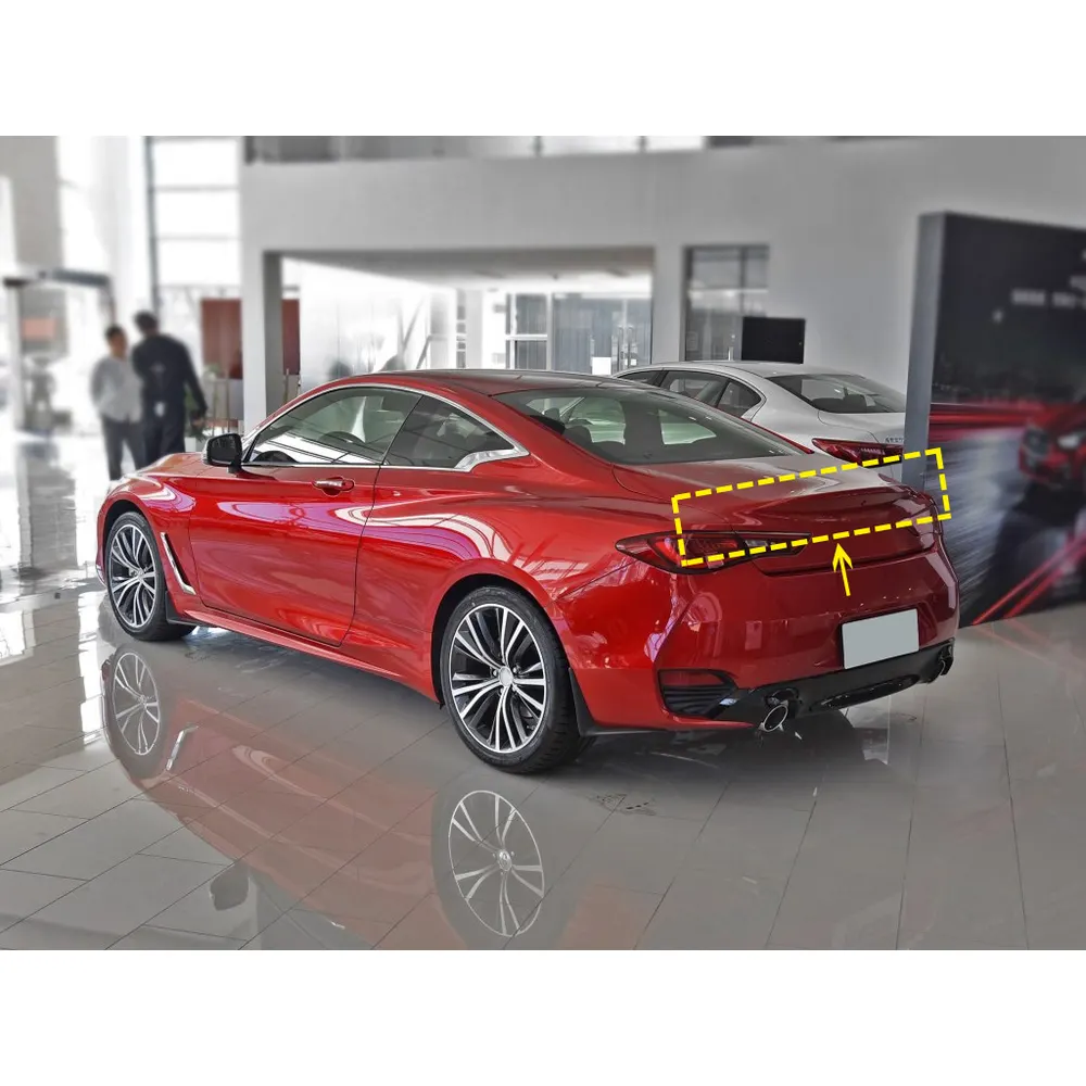 Carbon Fiber Ducktail Spoiler for Infiniti Q60 Cv37 Gen 2nd 2016 2017 2018 05