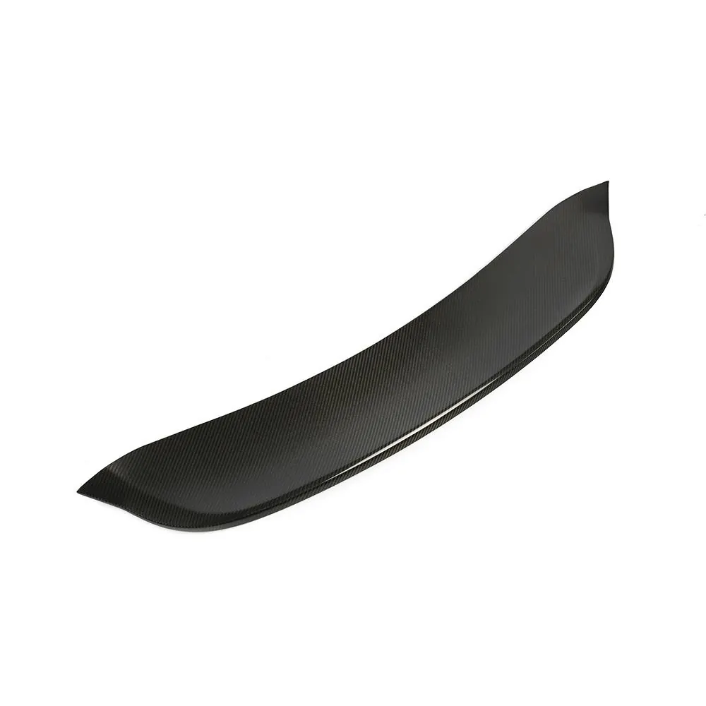 Carbon fiber ducktail spoiler for a Porsche 718 Boxster and Cayman