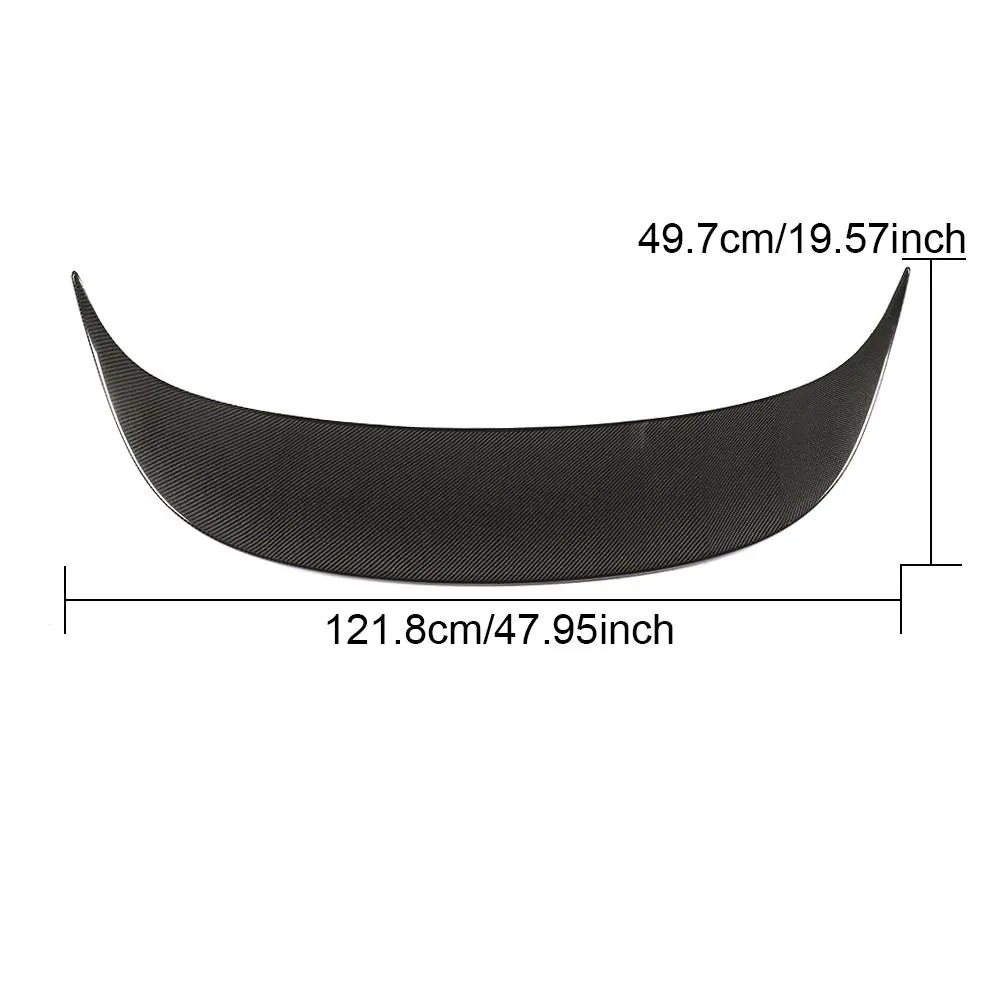 toyota camry carbon fiber spoiler - view 3