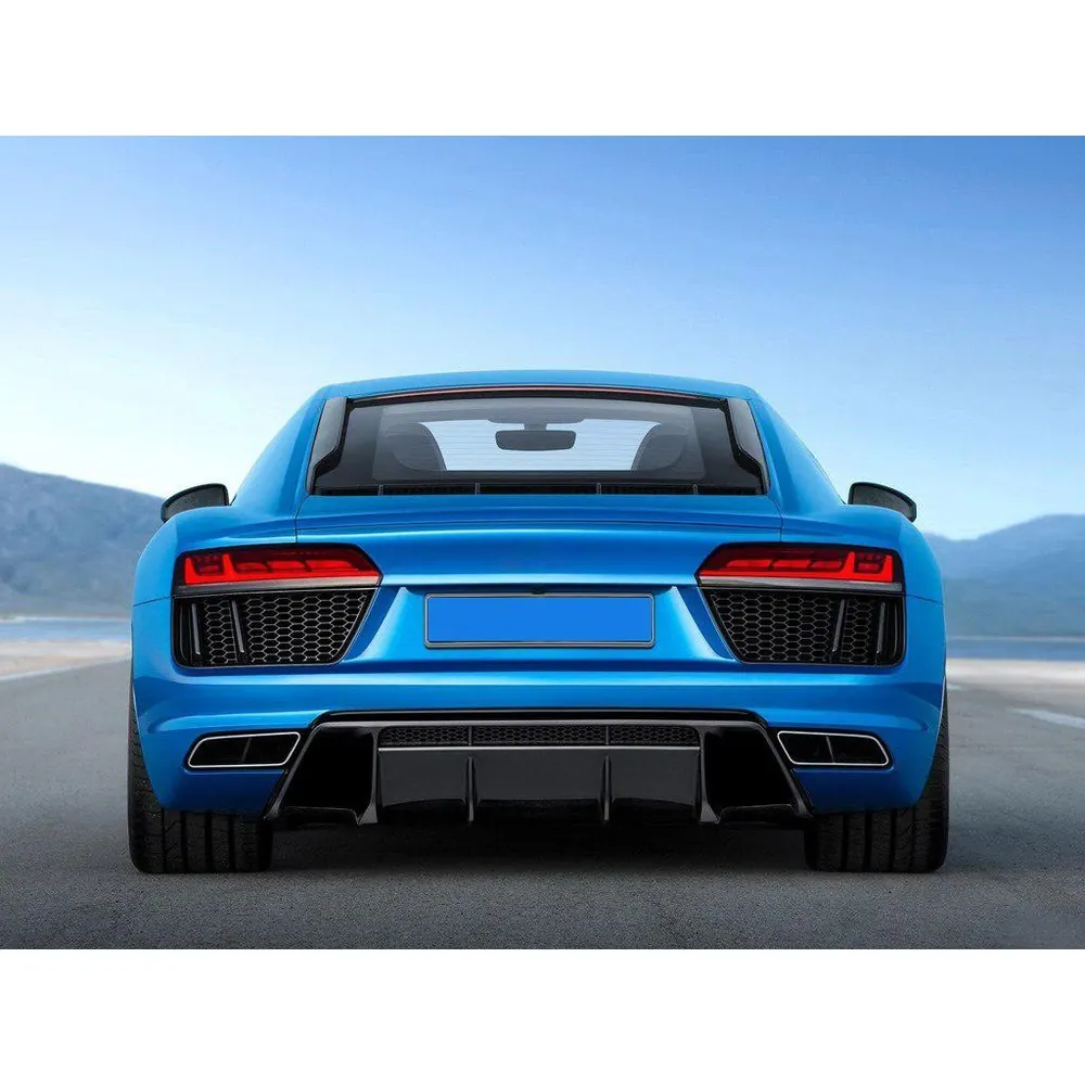 audi r8 carbon fiber spoiler - view 5