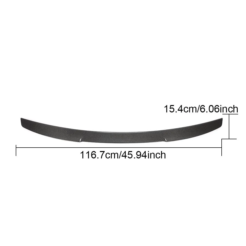 Carbon Fiber Rear Spoiler for Audi S3 2014 2019 04