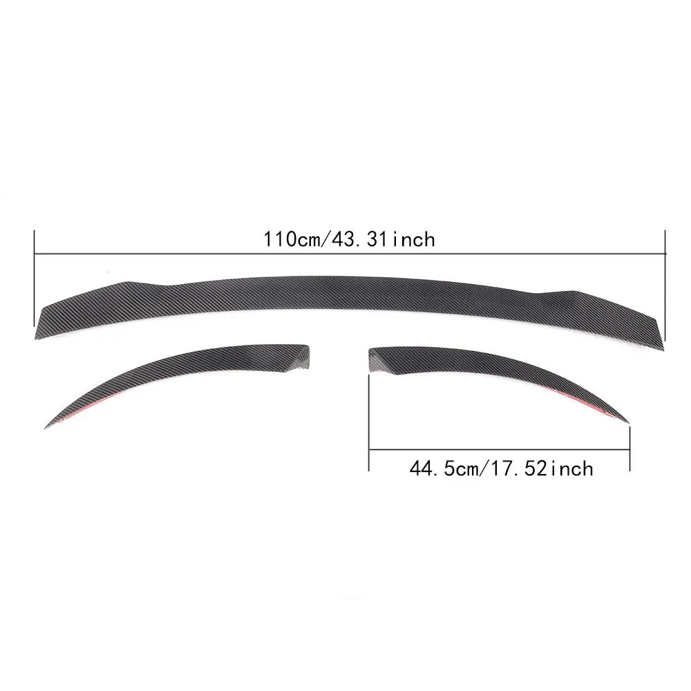 Carbon Fiber Rear Spoiler for Audi TT Mk3 8S TTS TTRS TT Luxury 2015 2017 04