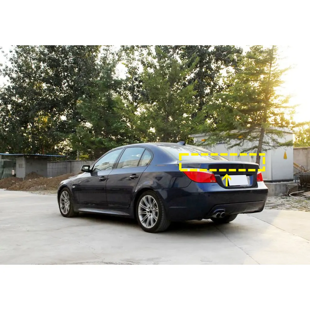 Carbon Fiber Rear Spoiler for BMW E60 M5 525i 525xi 528i 530i 535i 545i 550i 2004 2009 05