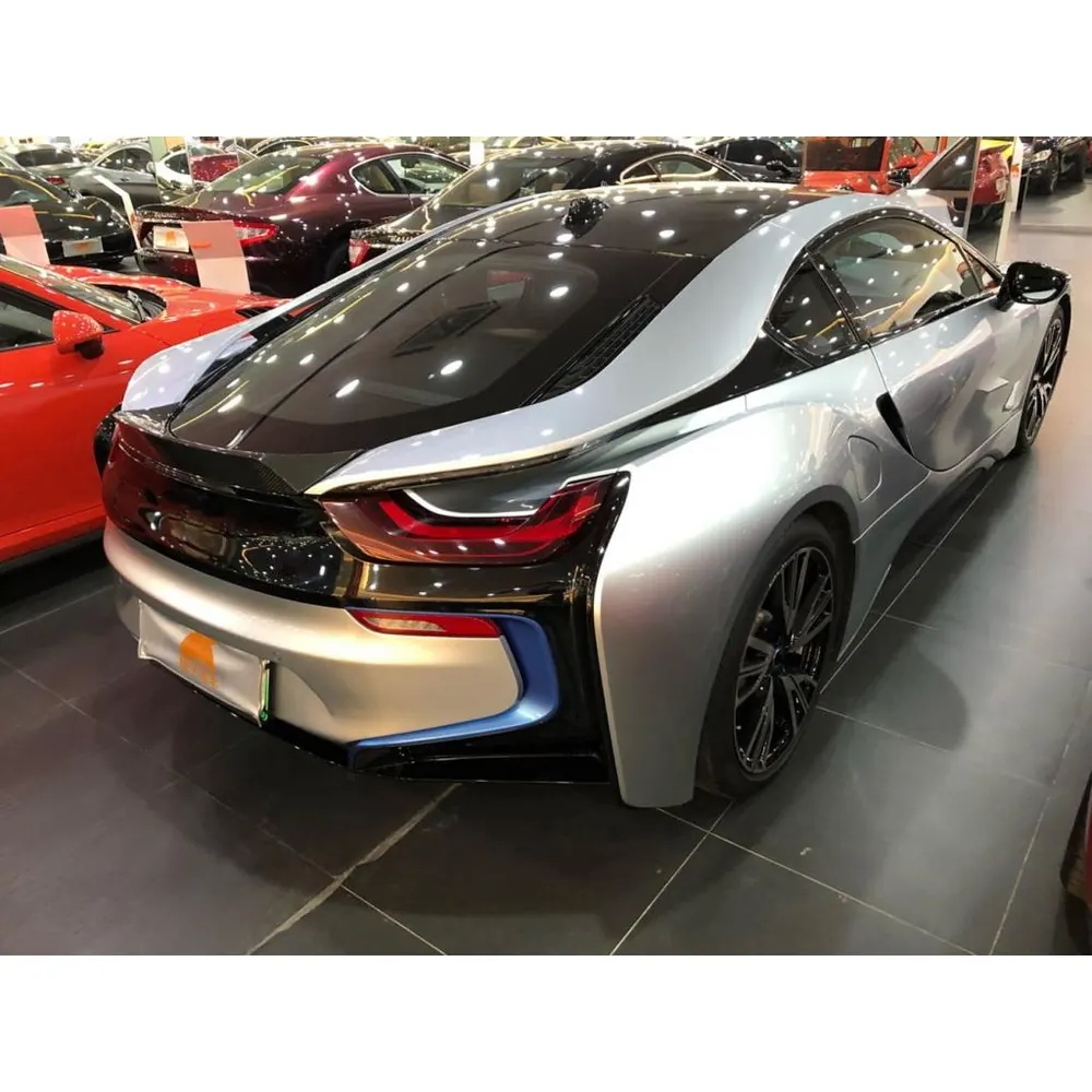 Carbon Fiber Rear Spoiler for BMW I8 2014 2018 05