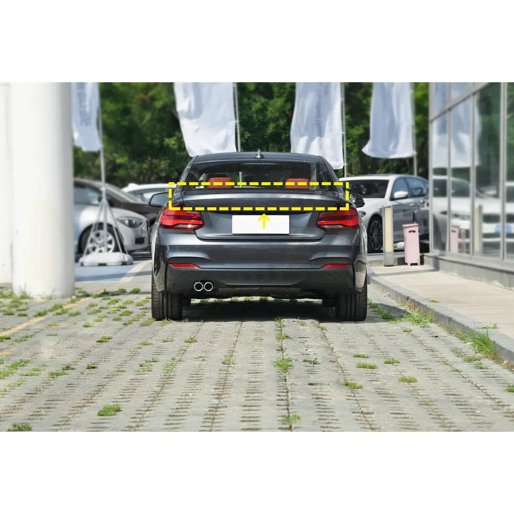 Carbon Fiber Rear Spoiler for BMW Series F22 F87 M2 2014 2019 06