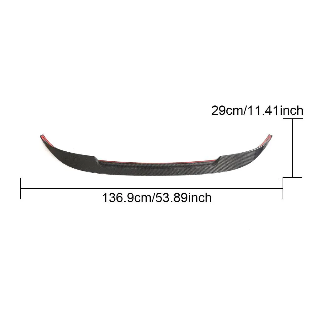 honda civic carbon fiber spoiler - view 3