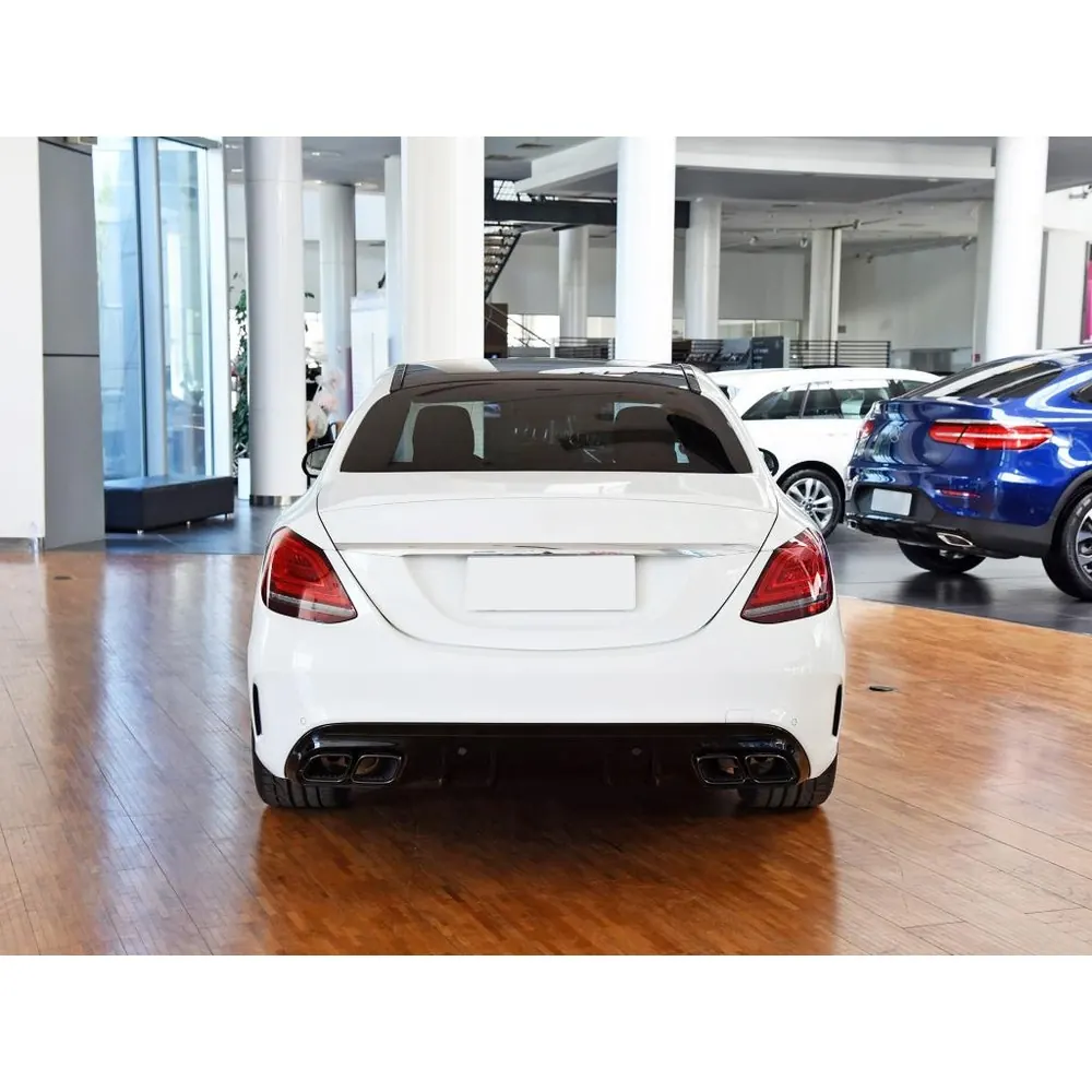 c63 amg carbon fiber spoiler - view 5