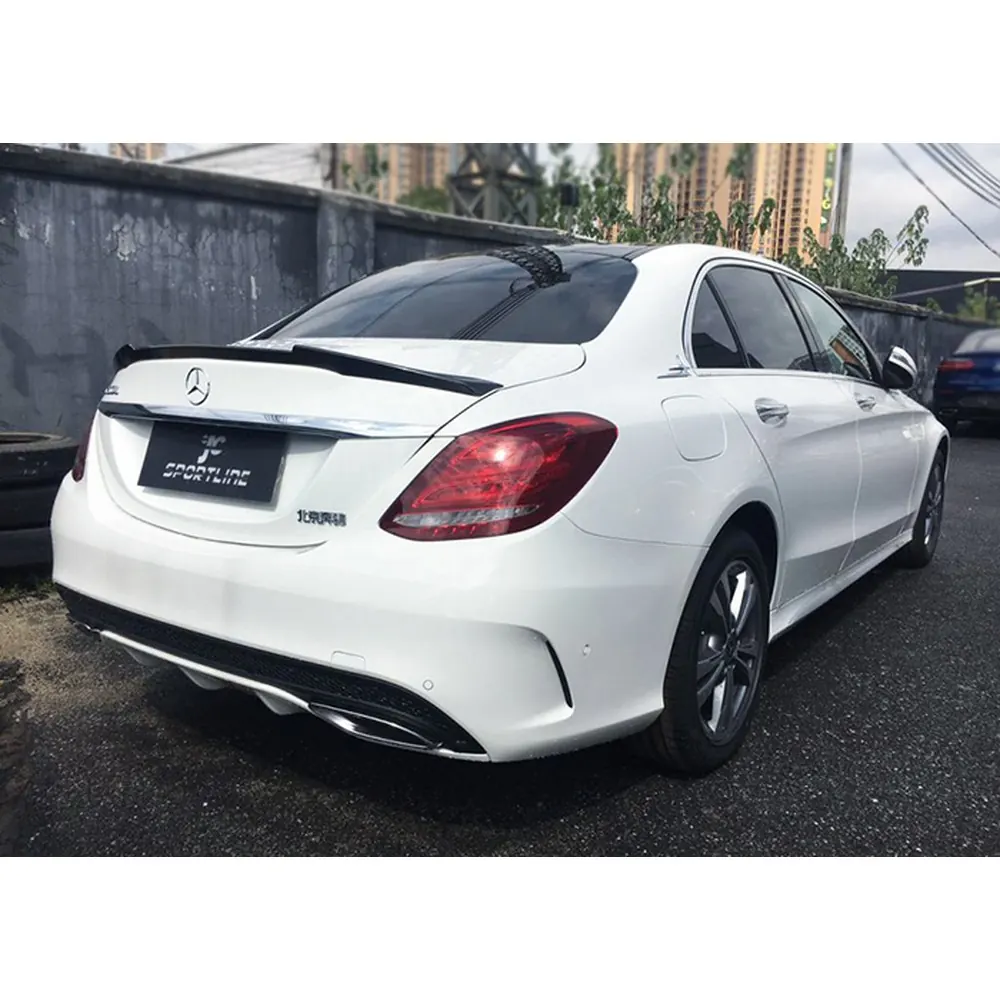 Carbon Fiber Rear Spoiler for Mercedes-Benz Xm039 2015+ Mercedes W205 Four Vehicle With Ml Tail 06