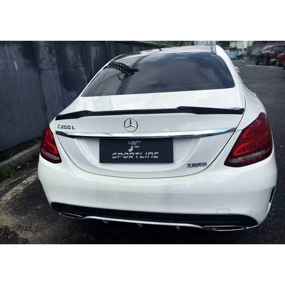 Carbon Fiber Rear Spoiler for Mercedes-Benz Xm039 2015+ Mercedes W205 Four Vehicle With Ml Tail 07