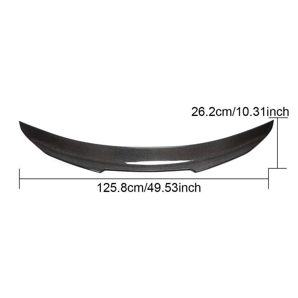 Carbon Fiber Rear Spoiler for Mercedes-Benz C180 C250 C350 W204 2012 2014 04